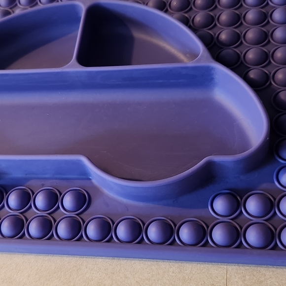 Silicone Purple Kids Fidget PopIt Car Plate - Picture 2 of 5